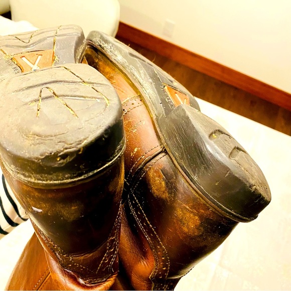 Barbed Wire Western Work Boots Slip Oil Resistant Square toe Men’s 10         WG - Picture 9 of 9